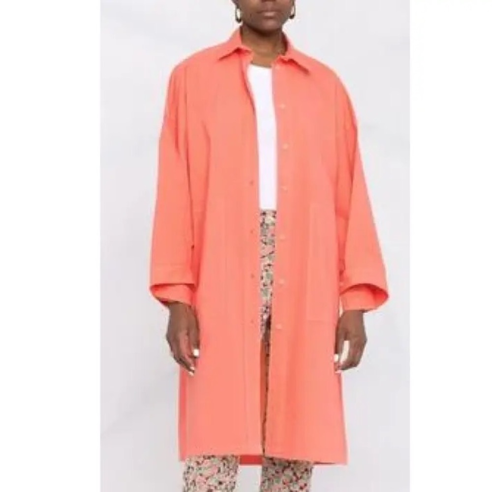 Designer | Henrik Vibskov Shirtdress Painters Jacket | Coral | L